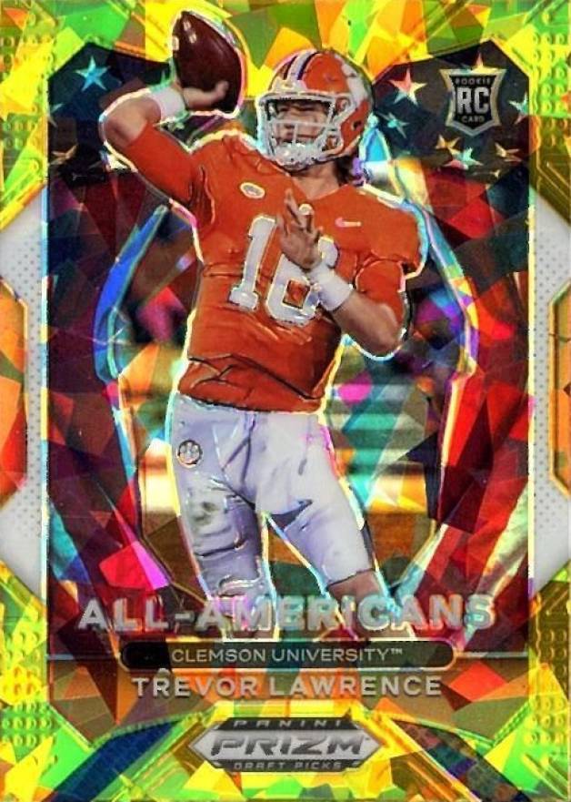 2021 Panini Prizm Draft Picks Trevor Lawrence #181 Football Card