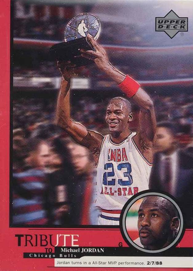 1999 Upper Deck Jordan Tribute 1988 All Star MVP #9 Basketball Card