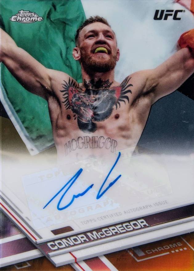 2017 Topps Chrome UFC Fighter Autographs Conor McGregor #FA-CM Other Sports Card