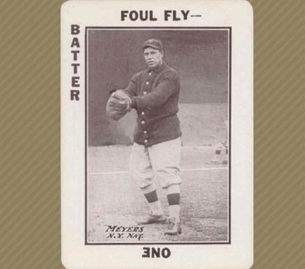 1913 Tom Barker Game Chief Meyers # Baseball Card