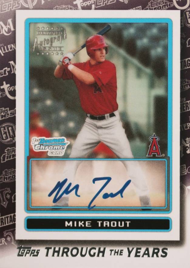 2021 Topps Through the Years Mike Trout #28 Baseball Card