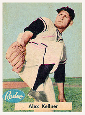 1955 Rodeo Meats Athletics Alex Kellner #20 Baseball Card