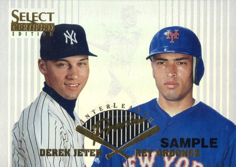 1996 Select Certified Interleague Preview Jeter/Ordonez #6s Baseball Card