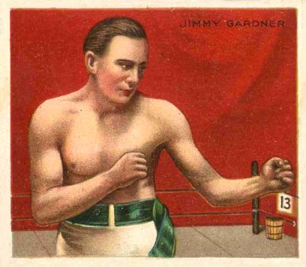 1910 T218 Champions Jimmy Gardner #40 Other Sports Card