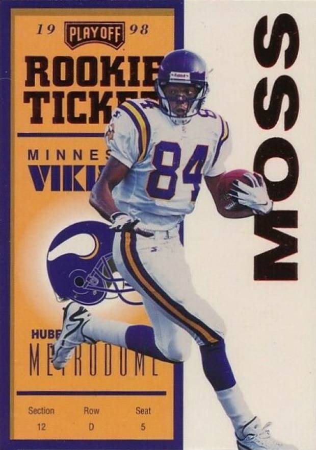 1998 Playoff Contenders Ticket Randy Moss #92 Football Card