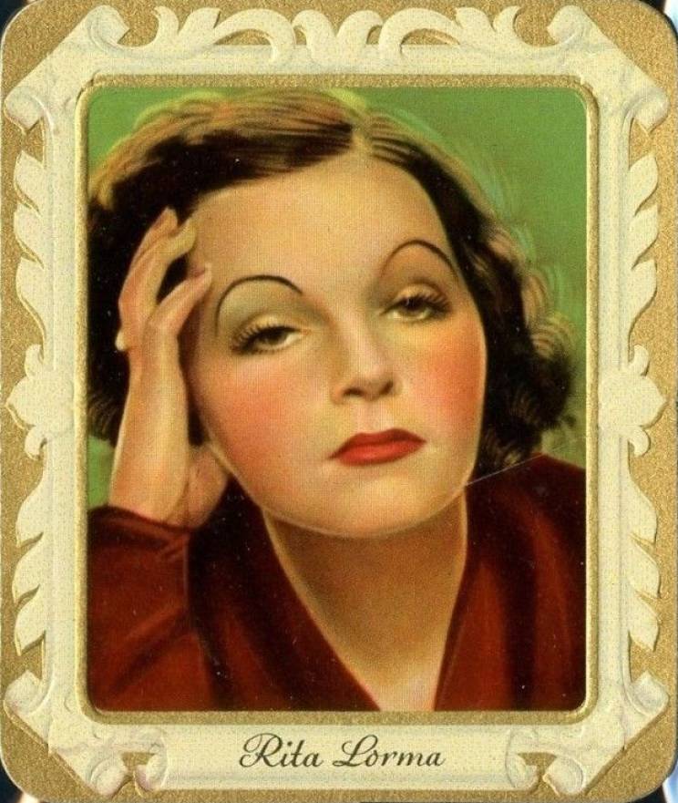 1936 Aurelia Sultan Luxusbild-Serie Filmsterne Rita Lorma #45 Non-Sports Card