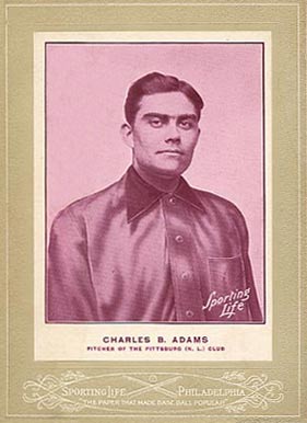 1902 Sporting Life Cabinets Charles B. Adams #4 Baseball Card