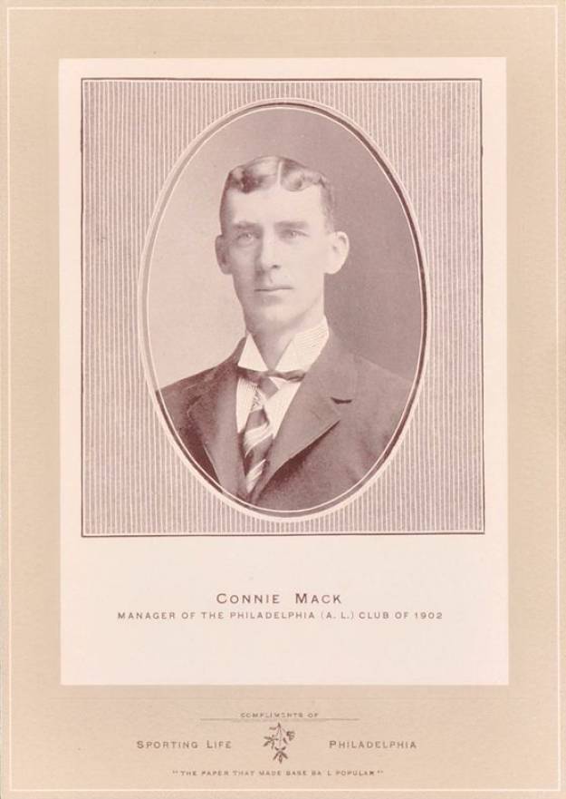 1902 Sporting Life Cabinets Connie Mack #405 Baseball Card