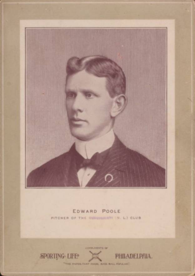 1902 Sporting Life Cabinets Edward Poole #530 Baseball Card