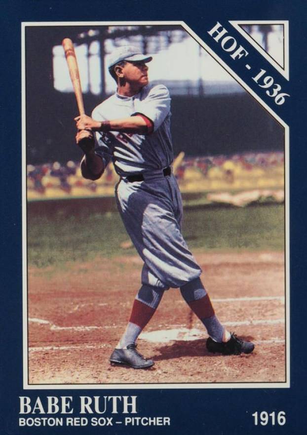 1992 Conlon Collection Prototypes Babe Ruth #4 Baseball Card