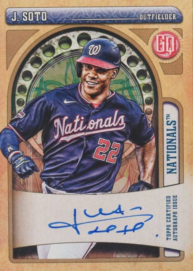 2021 Topps Gypsy Queen Autographs Juan Soto #JS Baseball Card