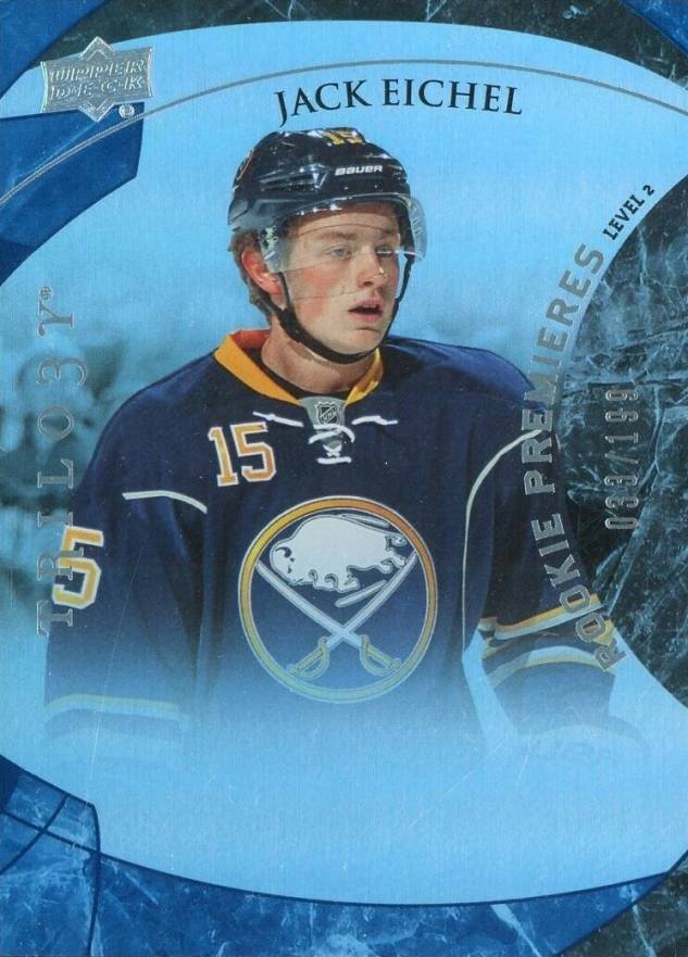 2015 Upper Deck Trilogy Jack Eichel #166 Hockey Card