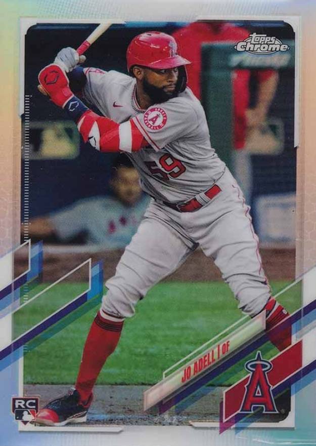 2021 Topps Chrome Jo Adell #142 Baseball Card