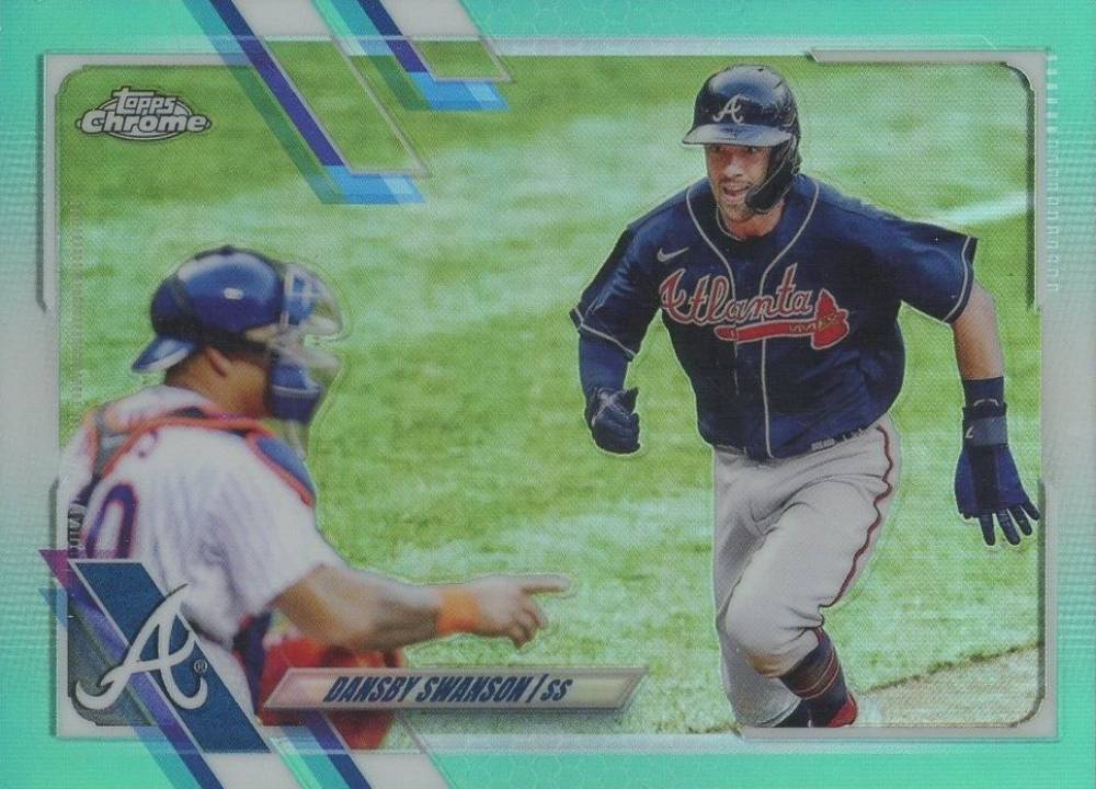 2021 Topps Chrome Dansby Swanson #7 Baseball Card