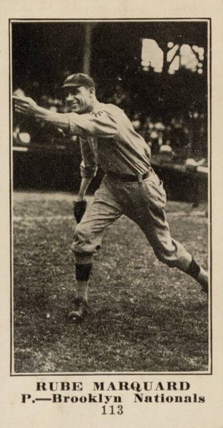 1916 Sporting News Rube Marquard #113 Baseball Card