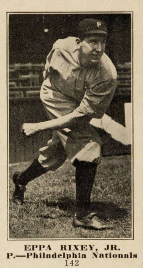 1916 Sporting News Eppa Rixey #142 Baseball Card