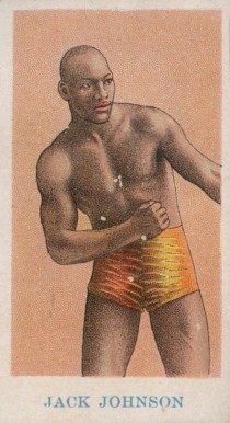 1910 American Caramel Black Back Jack Johnson # Other Sports Card