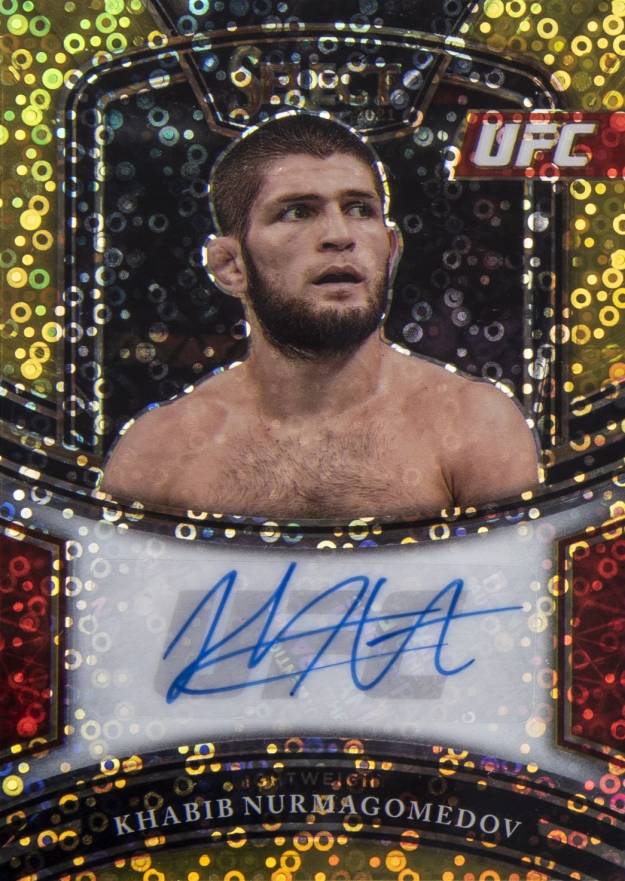 2021 Panini Select UFC Signatures Khabib Nurmagomedov #KBN Other Sports Card