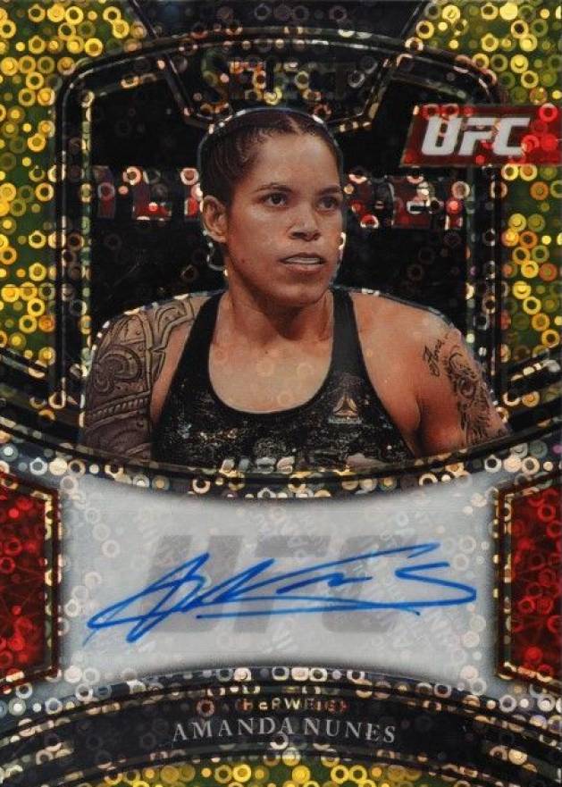 2021 Panini Select UFC Signatures Amanda Nunes #AMN Other Sports Card