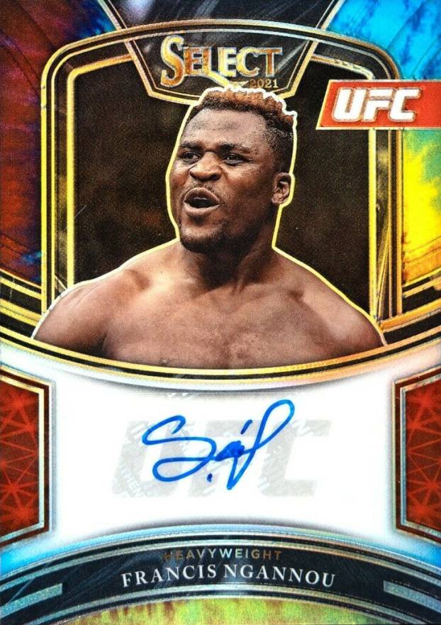 2021 Panini Select UFC Signatures Francis Ngannou #FNG Other Sports Card