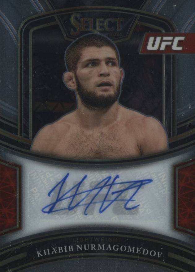 2021 Panini Select UFC Signatures Khabib Nurmagomedov #KBN Other Sports Card