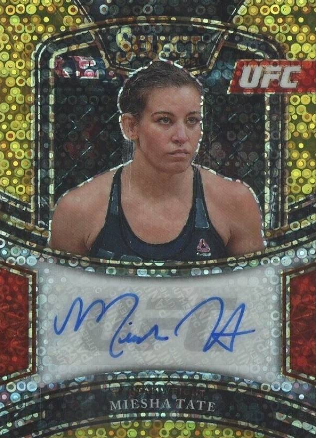 2021 Panini Select UFC Signatures Miesha Tate #MHT Other Sports Card