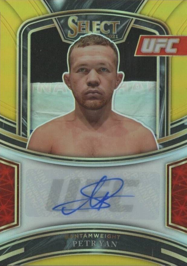 2021 Panini Select UFC Signatures Petr Yan #PYN Other Sports Card