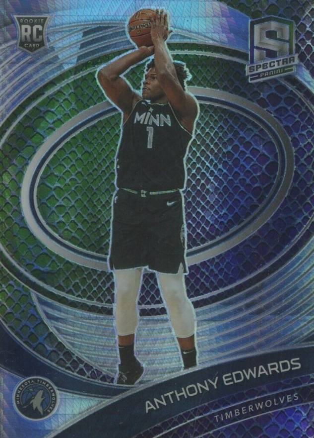 2020 Panini Spectra Anthony Edwards #101 Basketball Card