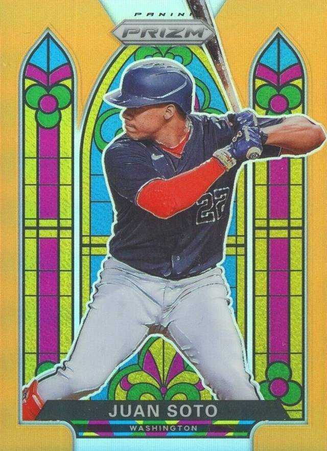 2021 Panini Prizm Stained Glass Juan Soto #SG-3 Baseball Card