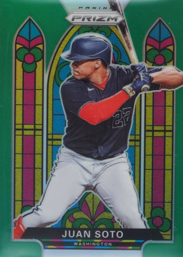 2021 Panini Prizm Stained Glass Juan Soto #SG-3 Baseball Card