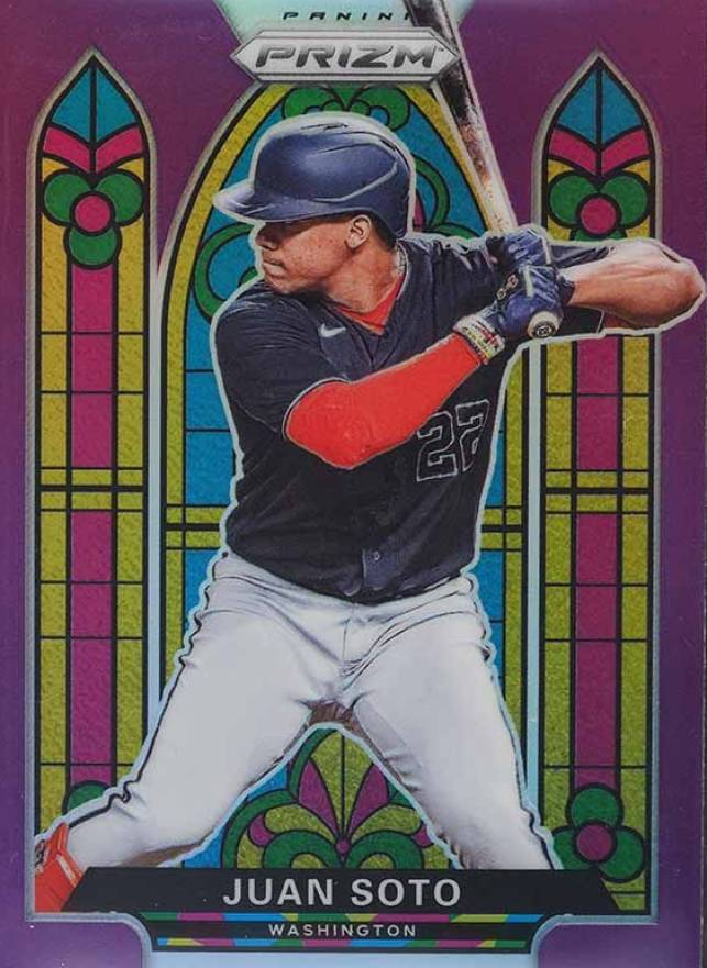 2021 Panini Prizm Stained Glass Juan Soto #SG-3 Baseball Card