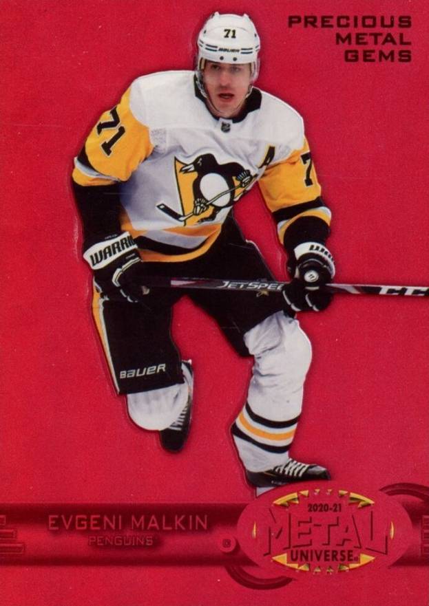 2020 Skybox Metal Universe 1997-98 Retro Evgeni Malkin #R-13 Hockey Card