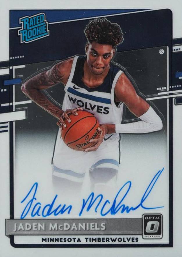 2020 Panini Donruss Optic Jaden Mcdaniels #178 Basketball Card