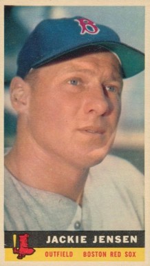 1959 Bazooka Hand Cut Jackie Jensen # Baseball Card