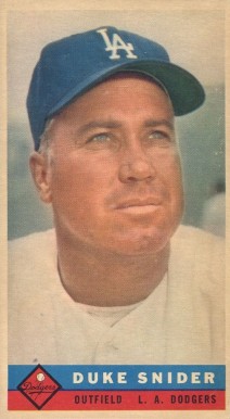 1959 Bazooka Hand Cut Duke Snider # Baseball Card