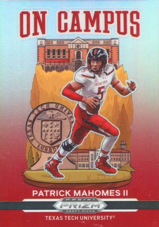 2021 Panini Prizm Draft Picks on Campus Patrick Mahomes II #OCPM Football Card