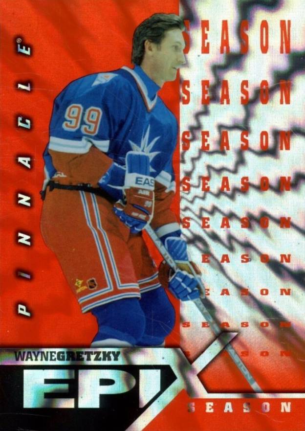 1997 Pinnacle Epix Season  Wayne Gretzky #E1 Hockey Card