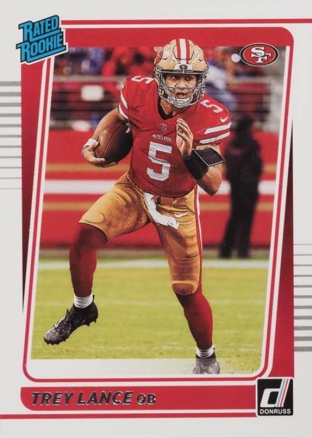 2021 Panini Donruss Trey Lance #254 Football Card