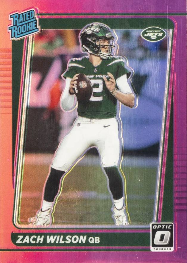 2021 Panini Donruss Zach Wilson #P252 Football Card