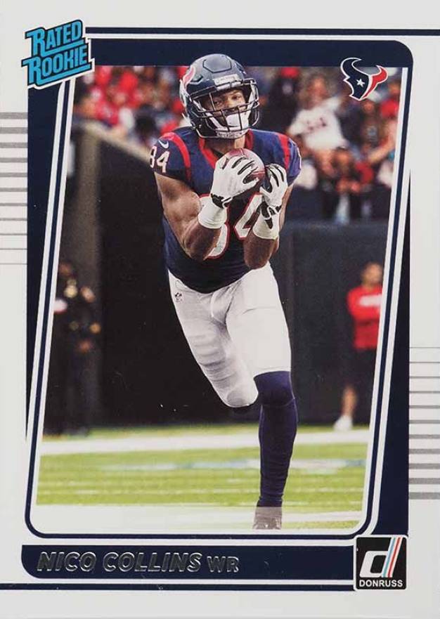 2021 Panini Donruss Nico Collins #280 Football Card