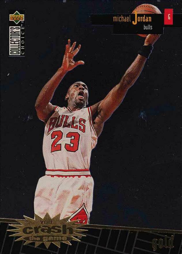 1996 Collector's Choice Crash the Game Scoring 1 Michael Jordan #R30 Basketball Card