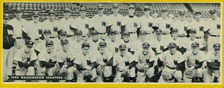 1951 Topps Teams Washington Senators # Baseball Card