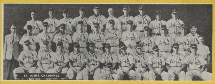 1951 Topps Teams St. Louis Cardinals # Baseball Card