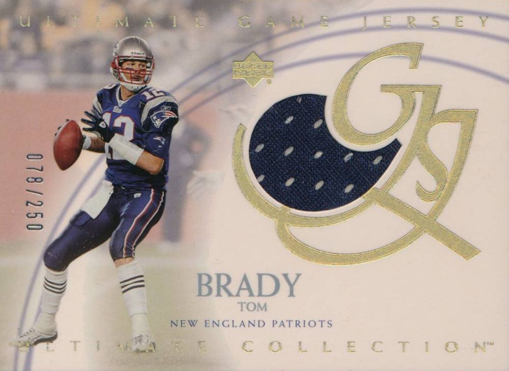 2003 Ultimate Collection Game Jersey Tom Brady #UJBA Football Card