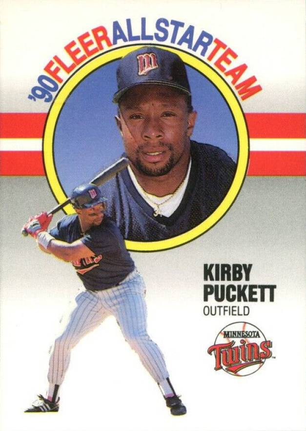 1990 Fleer All-Stars Kirby Puckett #7 Baseball Card