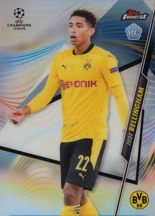 2020 Topps Finest UEFA Champions League Jude Bellingham #6 Soccer Card