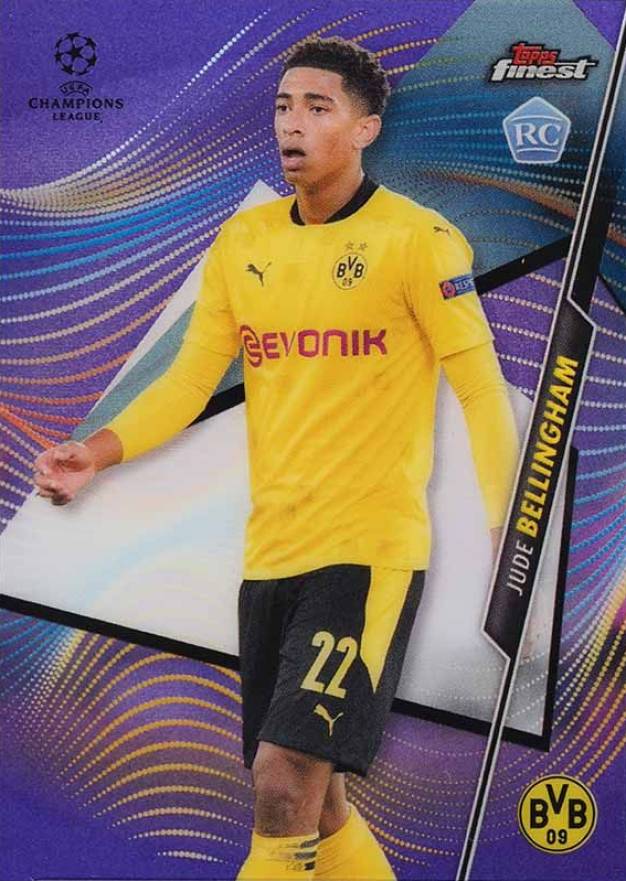 2020 Topps Finest UEFA Champions League Jude Bellingham #6 Soccer Card