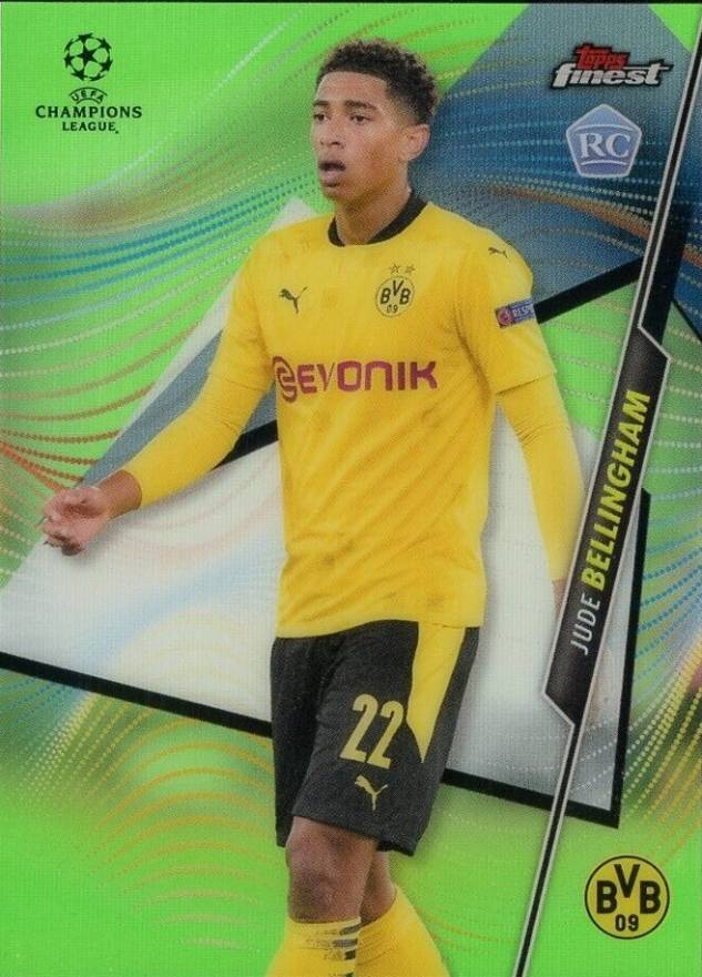 2020 Topps Finest UEFA Champions League Jude Bellingham #6 Soccer Card