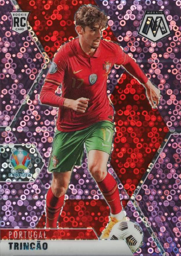 2020 Panini Mosaic UEFA Euro 2020 Trincao #156 Soccer Card