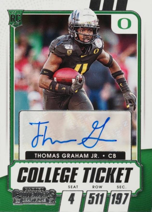 2021 Panini Contenders Draft Picks Thomas Graham Jr. #298 Football Card